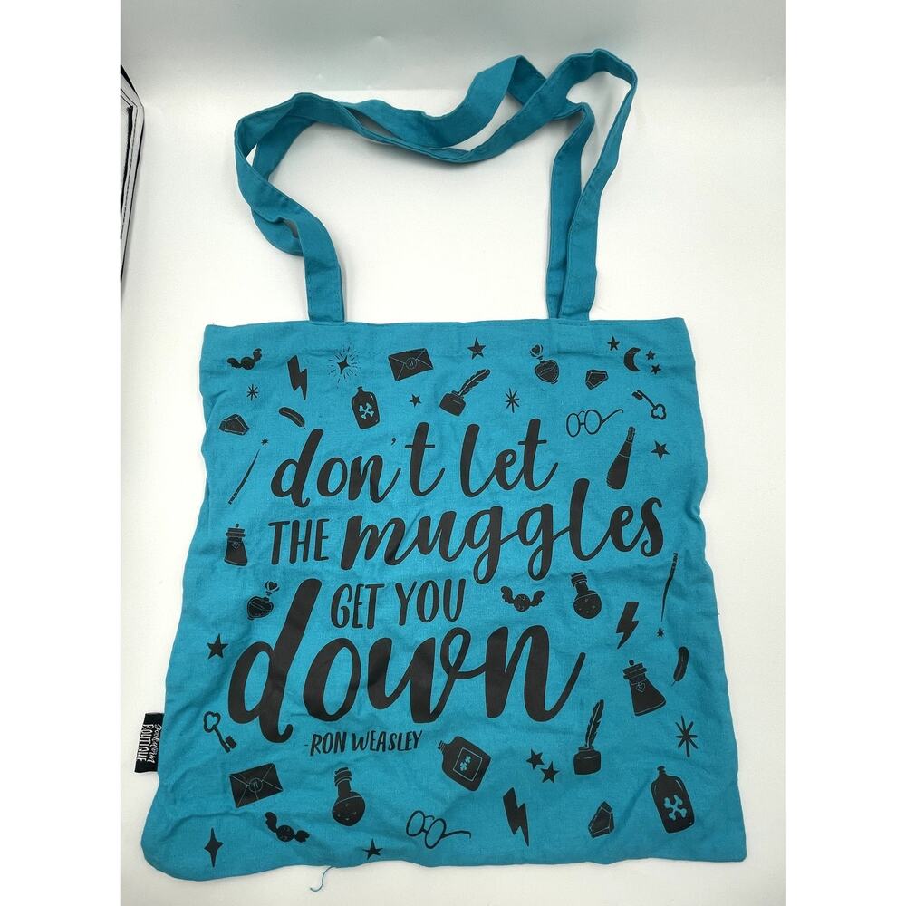 Harry Potter Owlcrate Tote Bag Don't Let Muggles Get You Down Bookworm Boutique